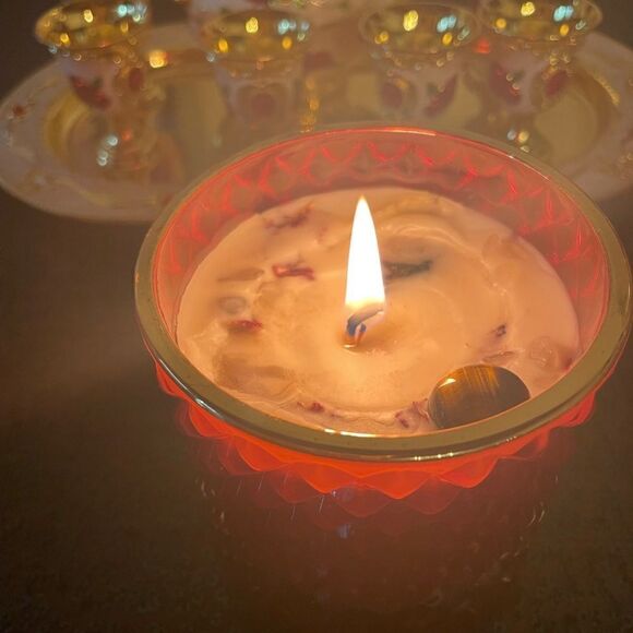 ❤️❤️❤️ Organic Crystal gem candle! - Picture 7 of 10
